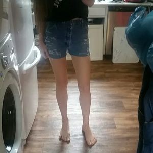 Vintage 1970's cutoff wrangler jean shorts